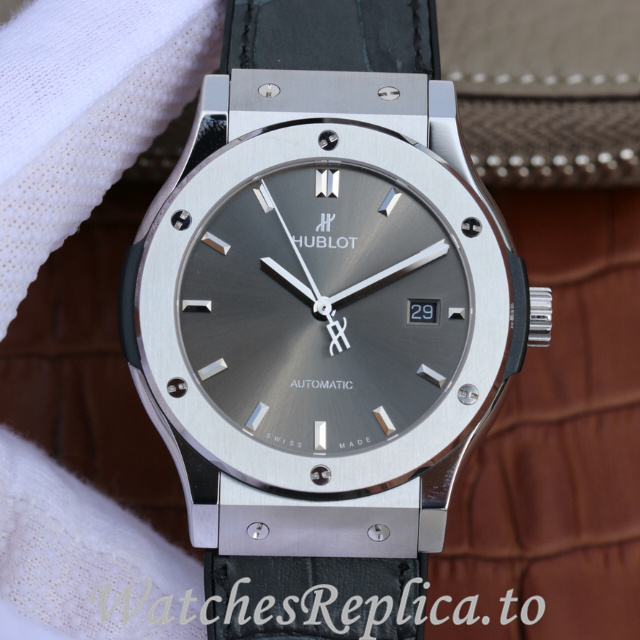 Hublot Replica 511.NX.1170.LR Leather strap 45MM - WatchesReplica.is