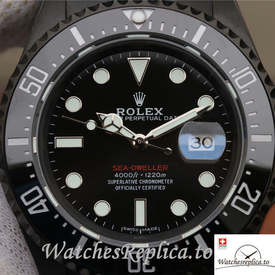 Swiss Rolex Sea Dweller 116660 Stainless steel strap 43MM - WatchesReplica.is