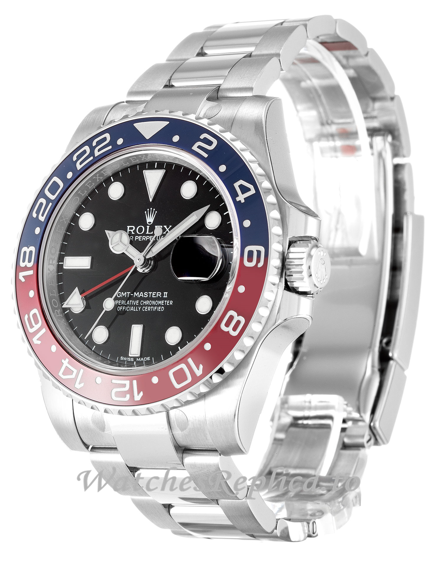 Rolex GMT Master II Black Dial 116719 BLRO 41 MM - WatchesReplica.is