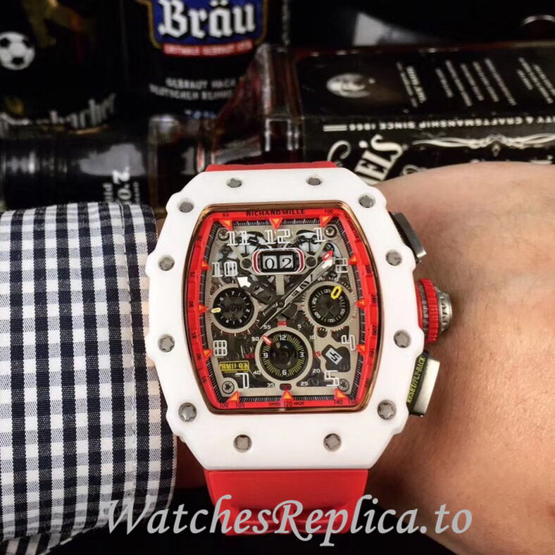 Richard Mille Replica RM11-03 Rubber strap 50MM - WatchesReplica.is