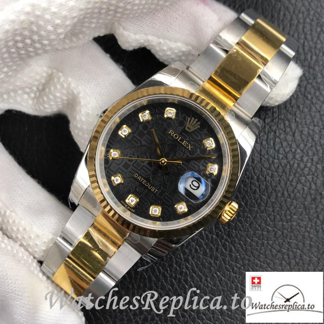 Swiss Rolex Datejust 126334 Replica Stainless steel strap 41MM - WatchesReplica.is