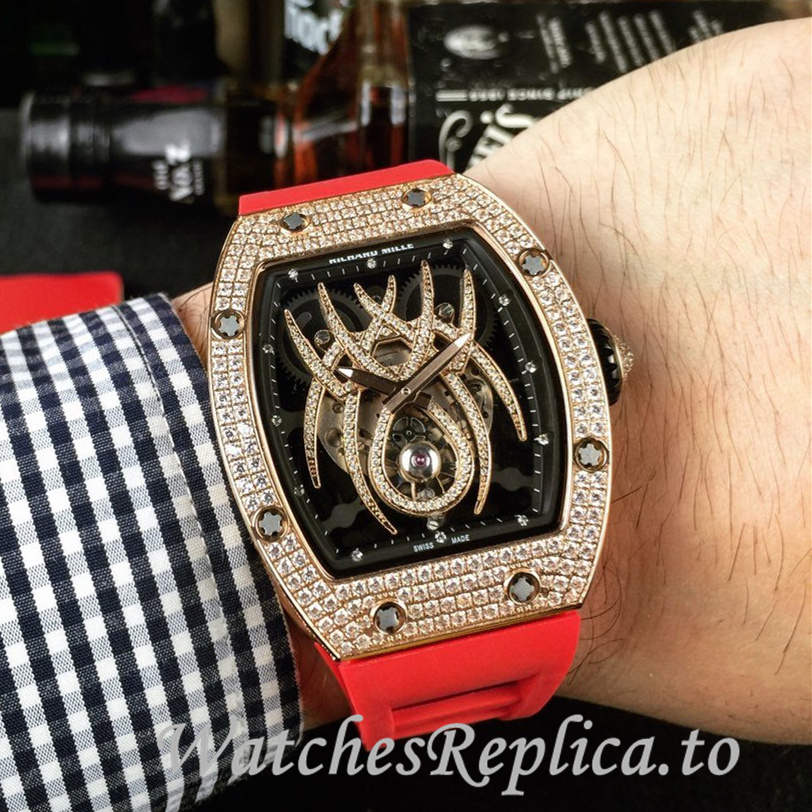 Richard Mille Replica RM19-01 Rubber strap 50MM - WatchesReplica.is