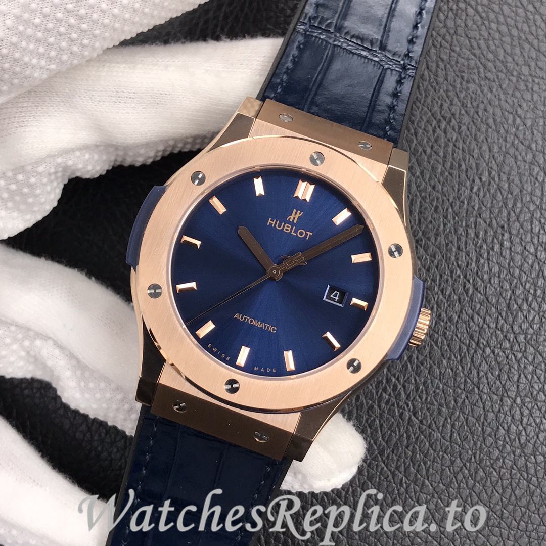 Hublot Replica Classic Fusion Series Leather strap 45MM - WatchesReplica.is