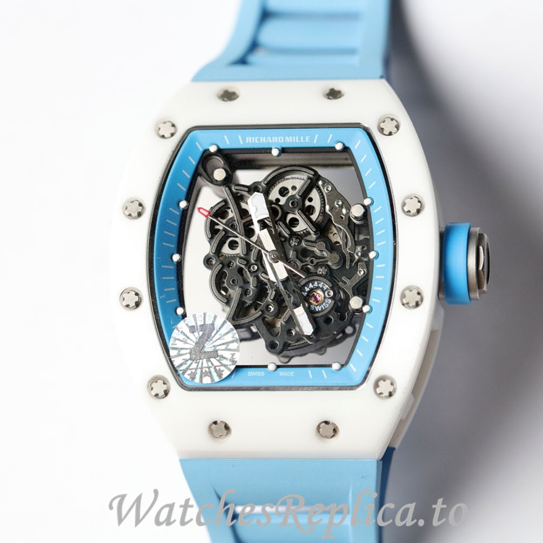 Richard Mille Replica RM055 Rubber strap 50MM - WatchesReplica.is