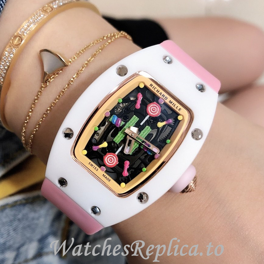 Richard Mille Replica RM37-01 Rubber strap 52.65x34.40MM - WatchesReplica.is