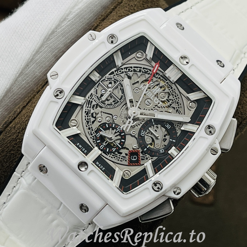 Hublot Replica SPIRIT OF BIG BANG Leather strap 42MM - WatchesReplica.is