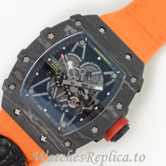 Richard Mille Replica RM35-01 Canvas strap 50MM - WatchesReplica.is