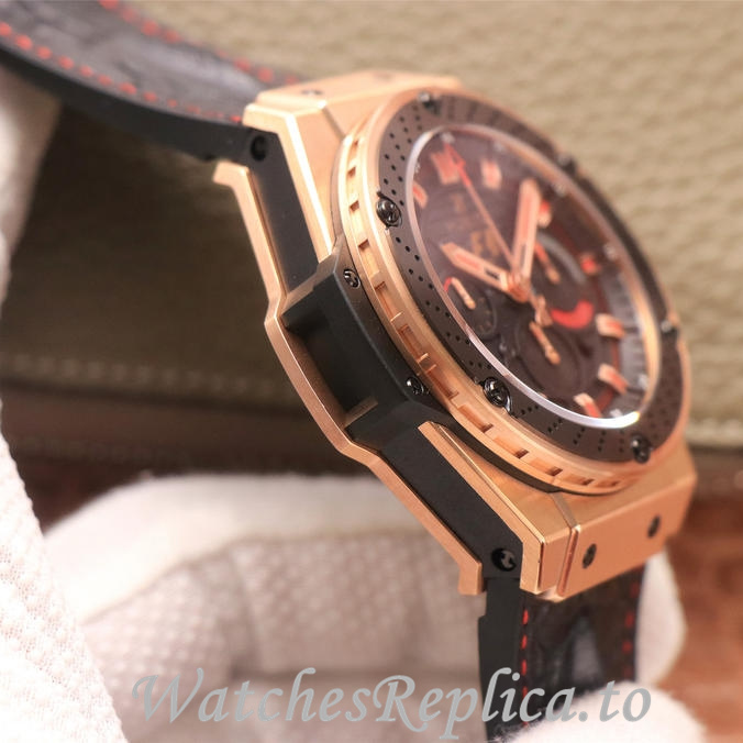 Hublot Replica Ferrari F1 Leather strap 46MM - WatchesReplica.is