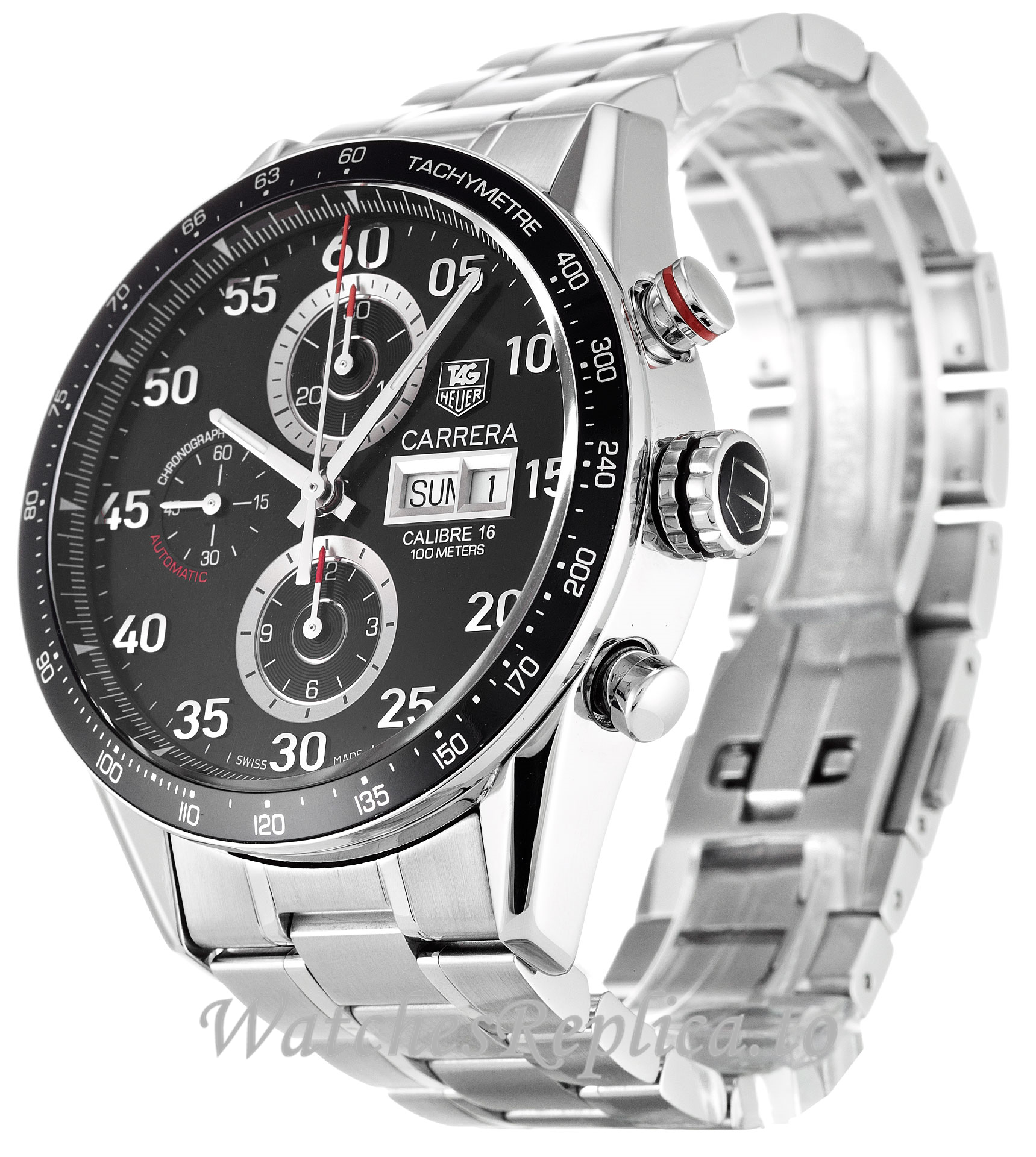 Tag Heuer Carrera Black Dial CV2A10.BA0796-43 MM - WatchesReplica.is