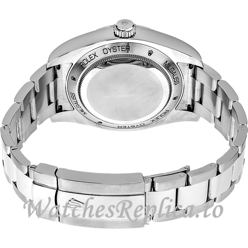 Rolex Milgauss Replica 116400GV Black Dial - WatchesReplica.is