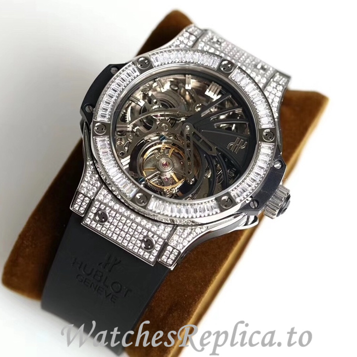 Hublot Replica Big Bang Series Rubber strap 44MM - WatchesReplica.is