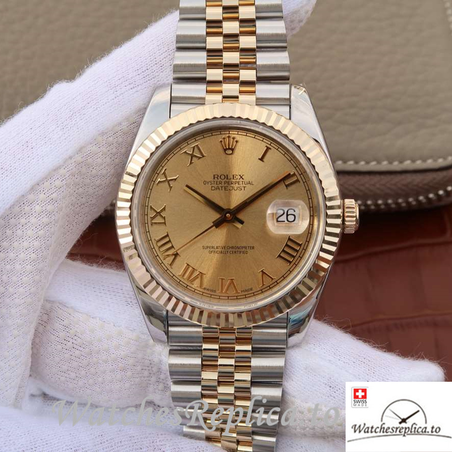 Swiss Rolex Datejust Replica 126333 Stainless steel strap 41MM - WatchesReplica.is