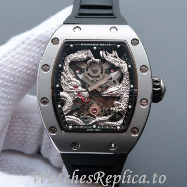 Richard Mille Replica RM57-01 Rubber strap 50MM - WatchesReplica.is