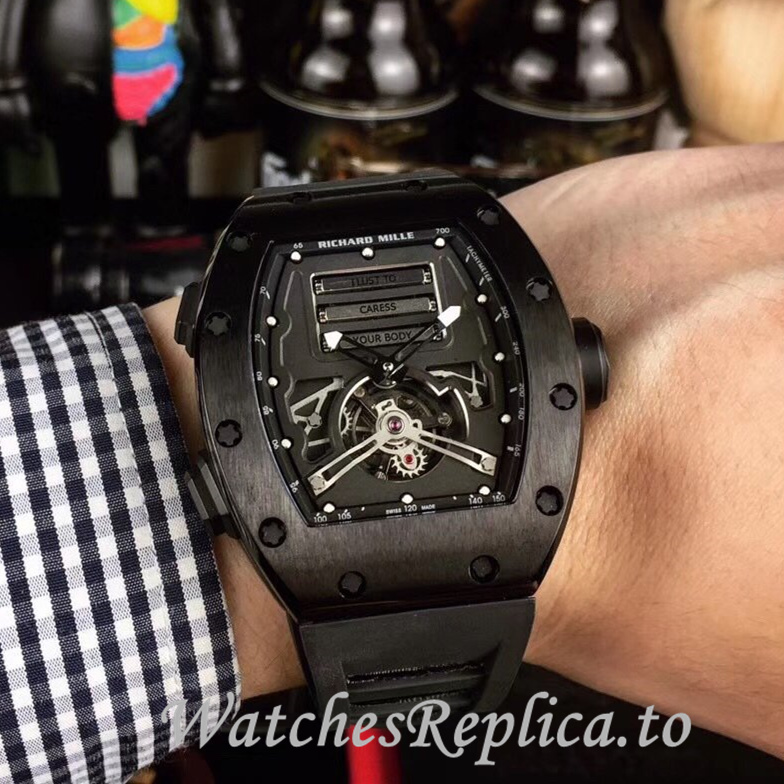 Richard Mille Replica RM69Ti Rubber strap 50MM - WatchesReplica.is