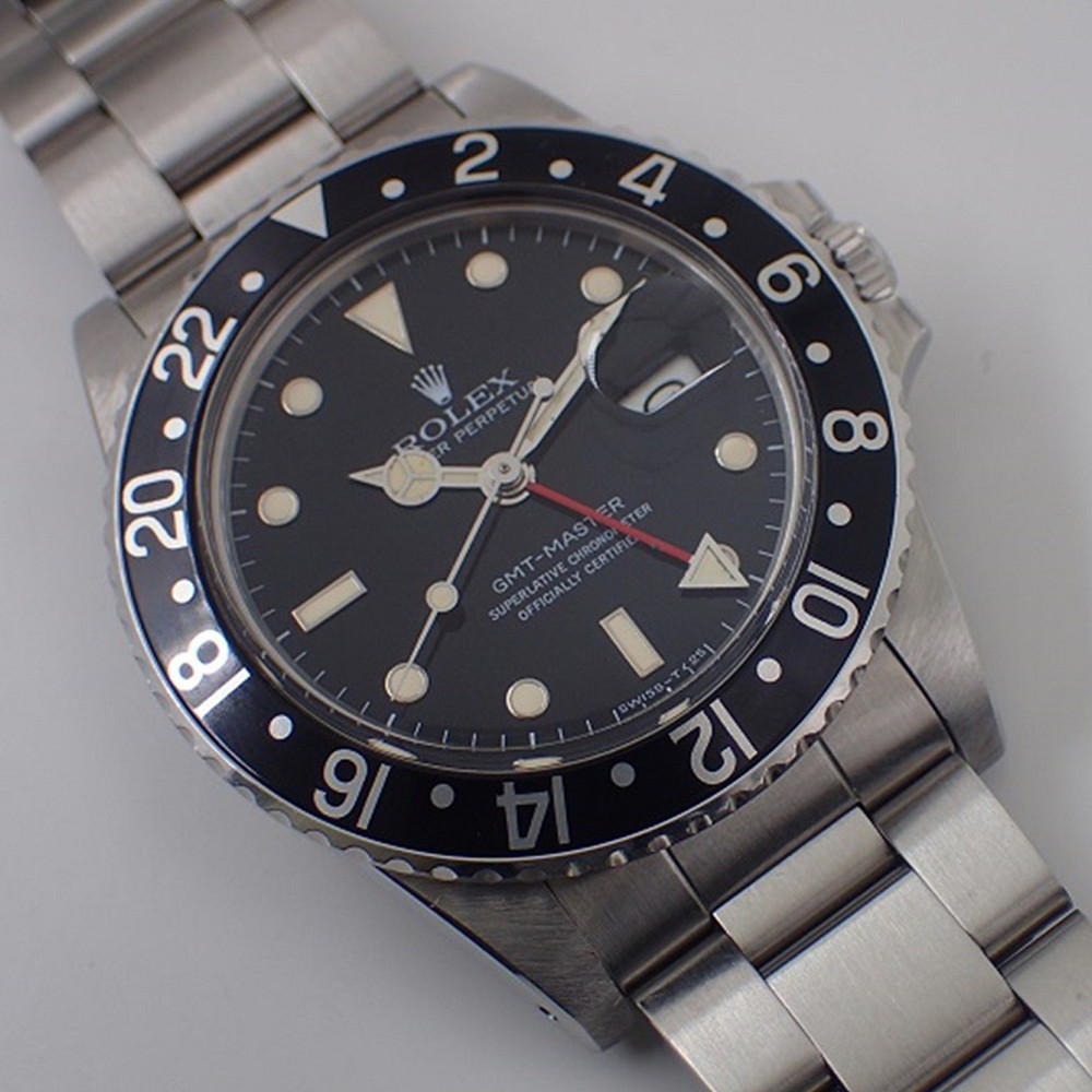 Rolex GMT Master Black Dial 16750 - WatchesReplica.is