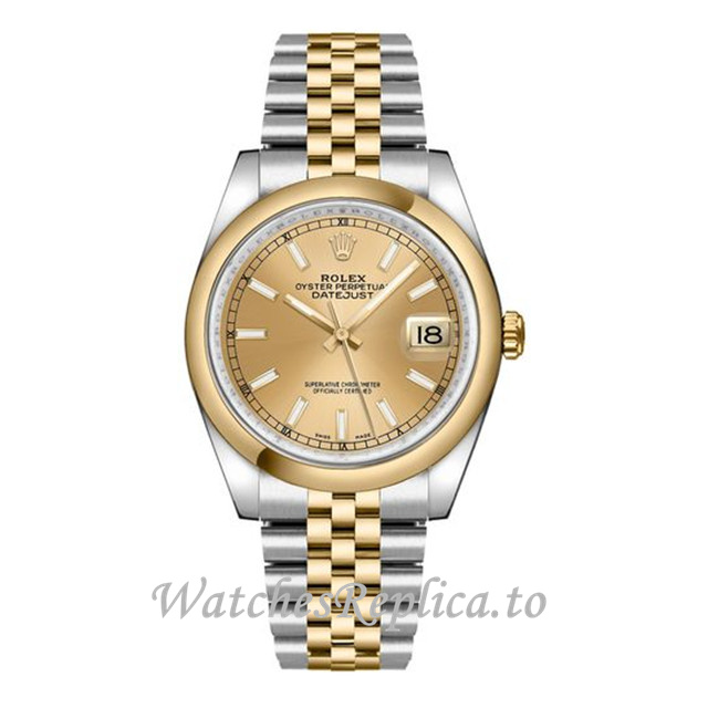 Replica Rolex Datejust 116203-16 36MM Stainless steel strap Mens Watch - WatchesReplica.is