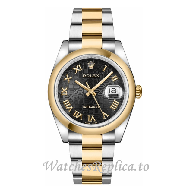 Replica Rolex Datejust 116203-18 36MM Stainless steel strap Mens Watch - WatchesReplica.is