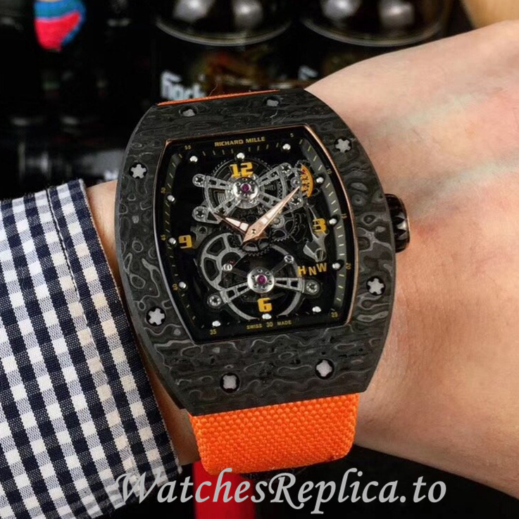 Richard Mille Replica RM17-01 Canvas strap 50MM - WatchesReplica.is