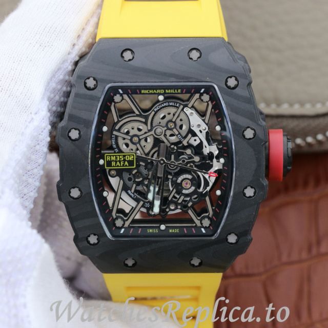 Richard Mille Replica RM35-02 Rubber strap 50MM - WatchesReplica.is