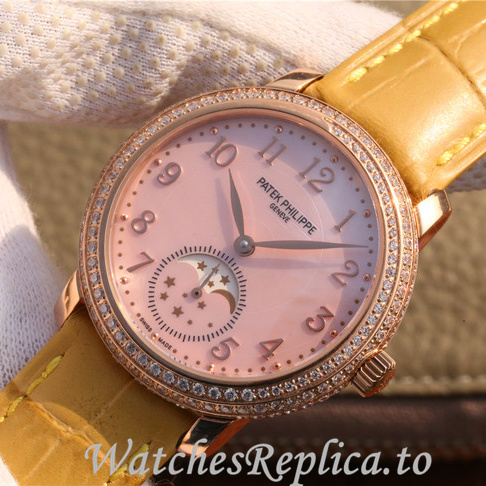 Patek Philippe Replica Complications 4968 Leather strap 33.3MM - WatchesReplica.is