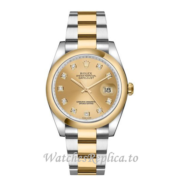 Replica Rolex Datejust 116203-22 36MM Stainless steel strap Mens Watch - WatchesReplica.is