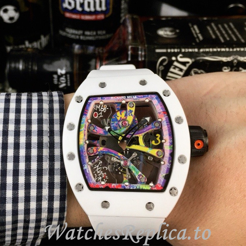 Richard Mille Replica RM68-01 Rubber strap 50MM - WatchesReplica.is