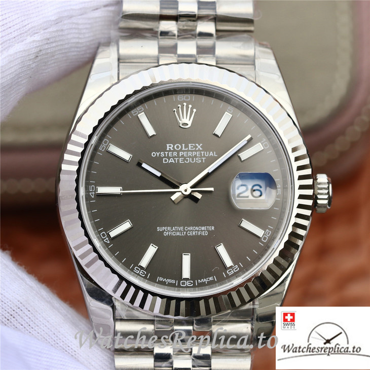 Swiss Rolex Datejust Replica 116234 Stainless steel strap 36MM - WatchesReplica.is
