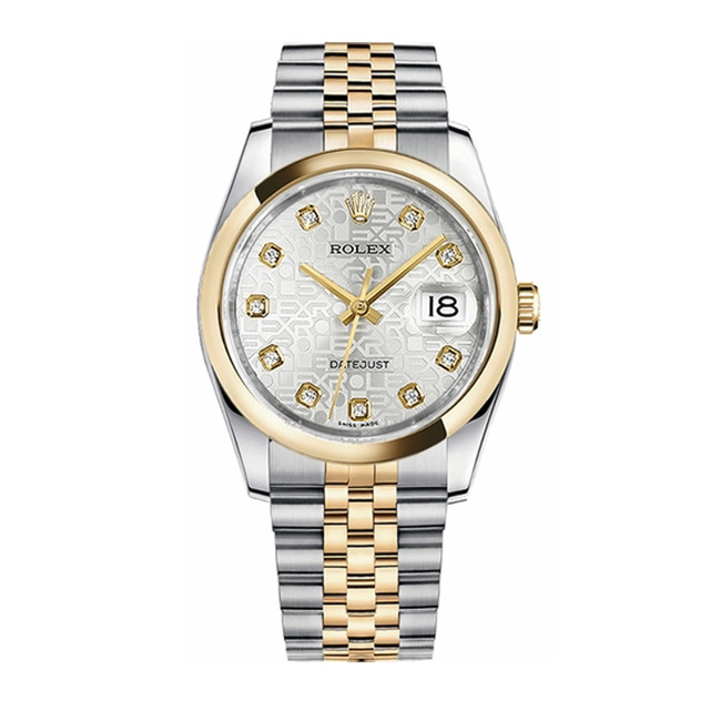 Replica Rolex Datejust 116203-24 36MM Stainless steel strap Mens Watch - WatchesReplica.is