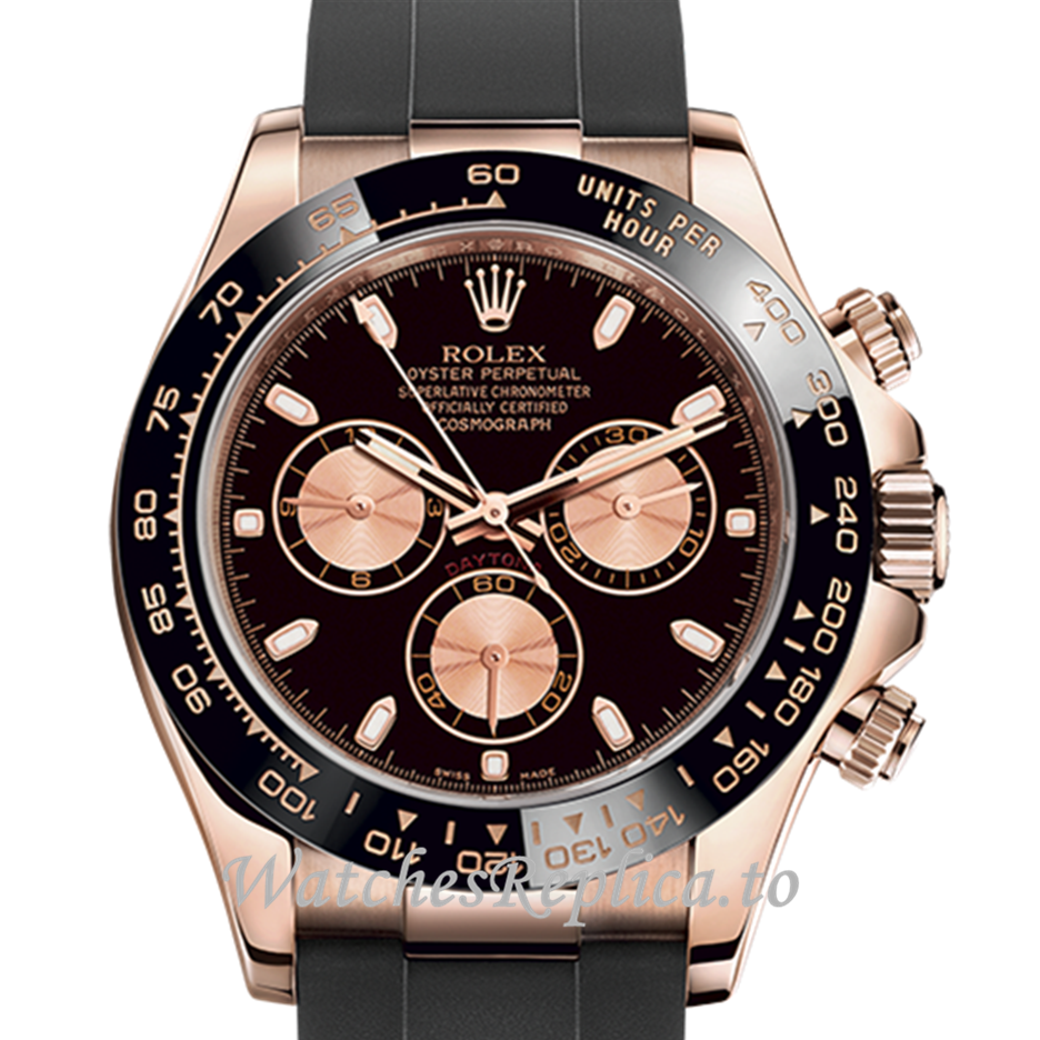 Rolex Daytona Black Dial 116515LN - WatchesReplica.is