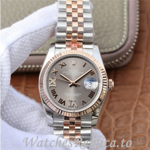 Swiss Rolex Datejust Replica 126231 Stainless steel strap 36MM - WatchesReplica.is