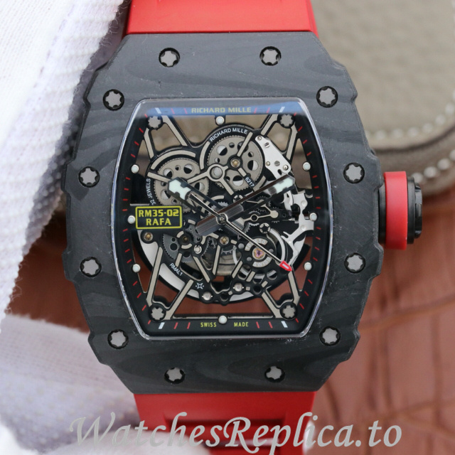 Richard Mille Replica RM35-02 Rubber strap 50MM - WatchesReplica.is