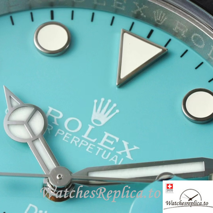 Swiss Rolex Submariner Replica Stainless steel strap 40MM Blue Dial - WatchesReplica.is