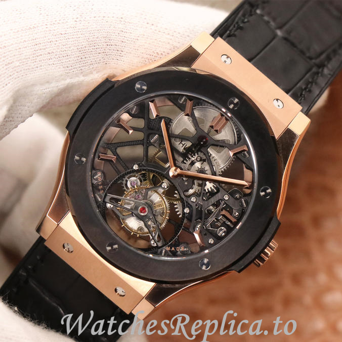 Hublot Replica Classic Fusion Series Leather strap 45MM - WatchesReplica.is