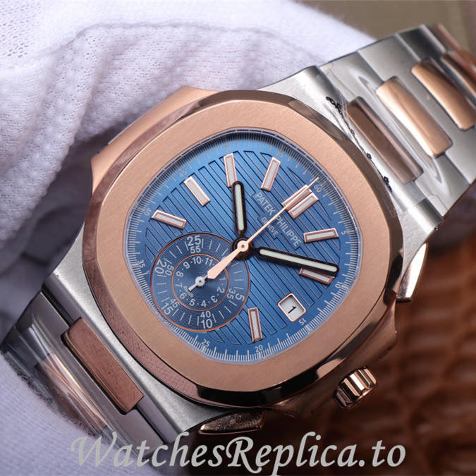 Patek Philippe Replica Nautilus 5980 Stainless steel strap 40.5MM - WatchesReplica.is