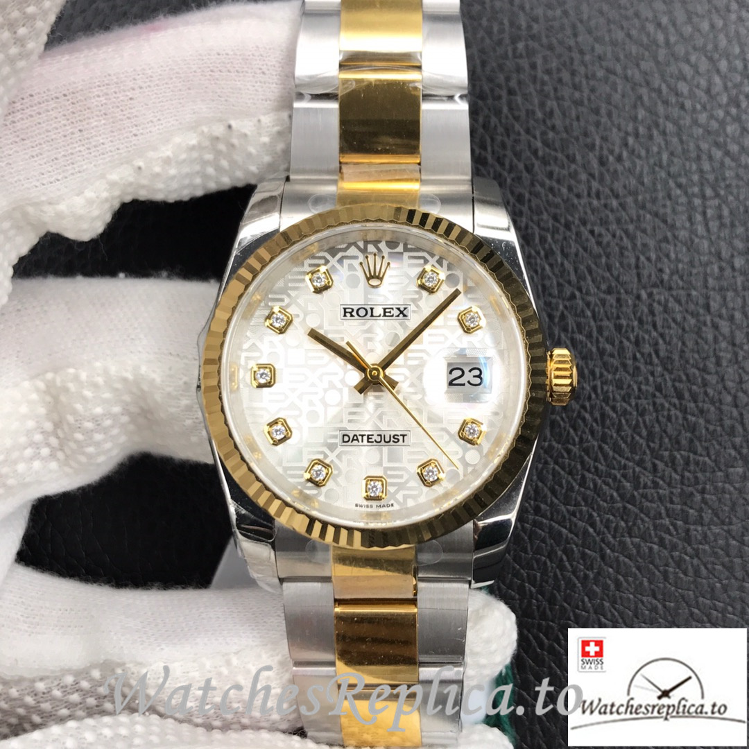Swiss Rolex Datejust 126334 Replica Stainless steel strap 41MM - WatchesReplica.is
