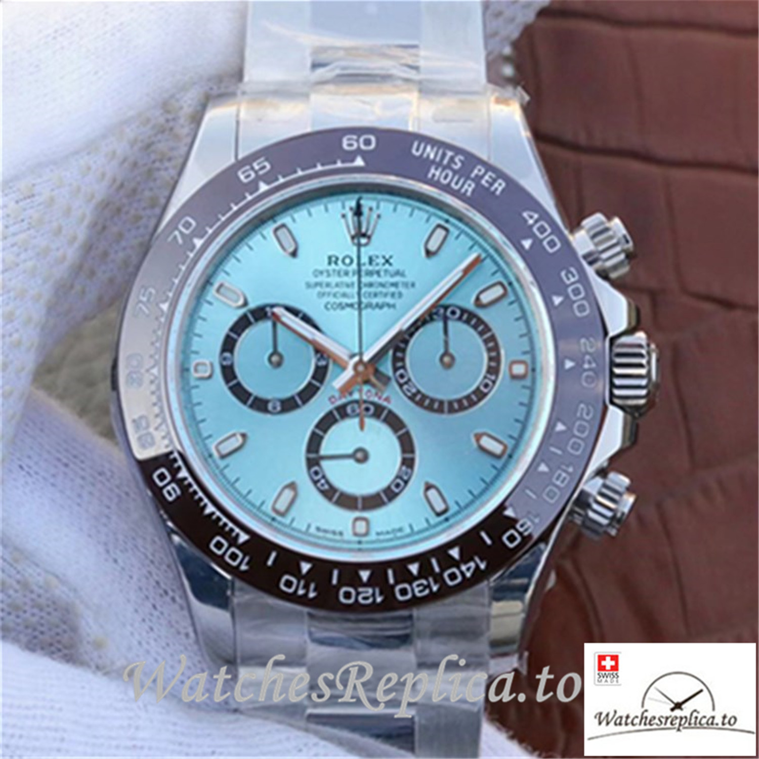 Swiss Rolex Daytona Cosmograph Replica 116506 Silver Strap 40MM - WatchesReplica.is