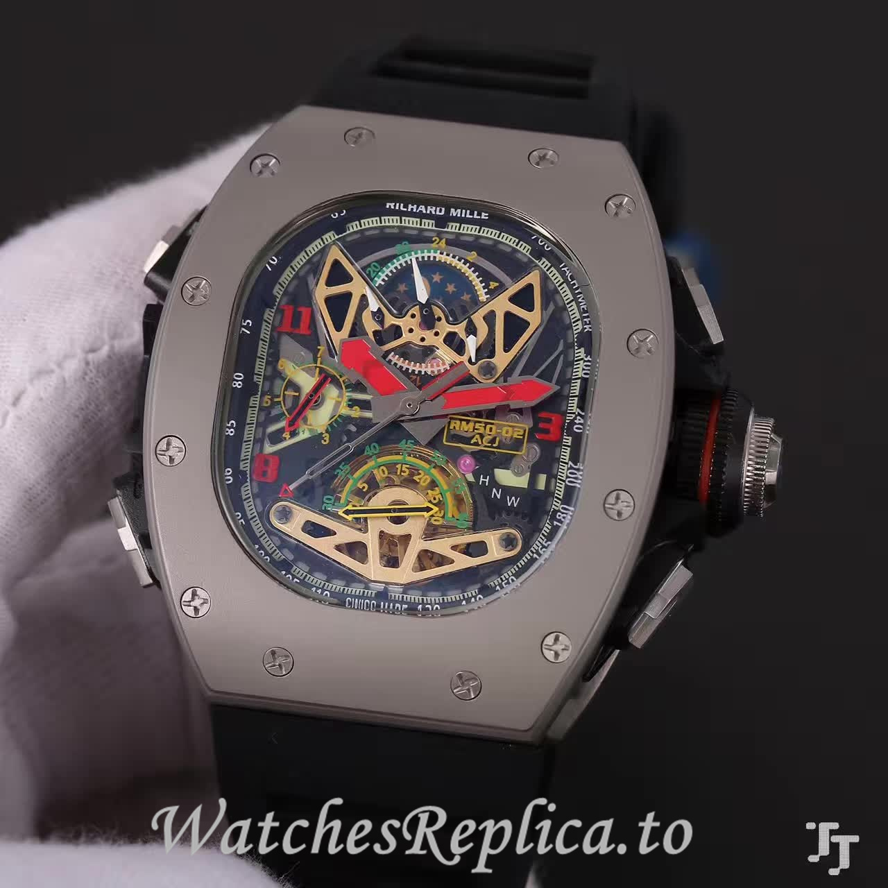 Richard Mille Replica RM50-02 Rubber strap 41MM - WatchesReplica.is