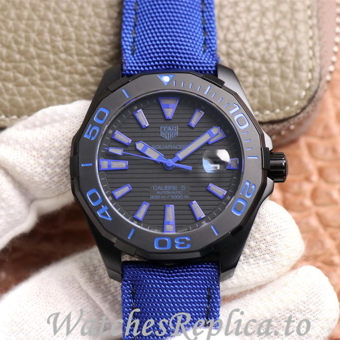 Tag Heuer Replica Aquaracer Canvas strap 43MM - WatchesReplica.is