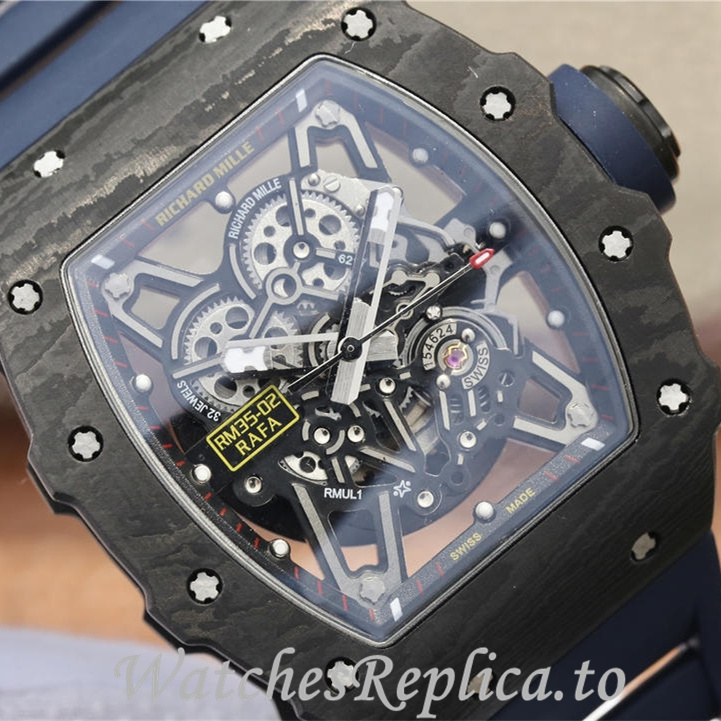 Richard Mille Replica RM035-02 Rubber strap 50MM - WatchesReplica.is