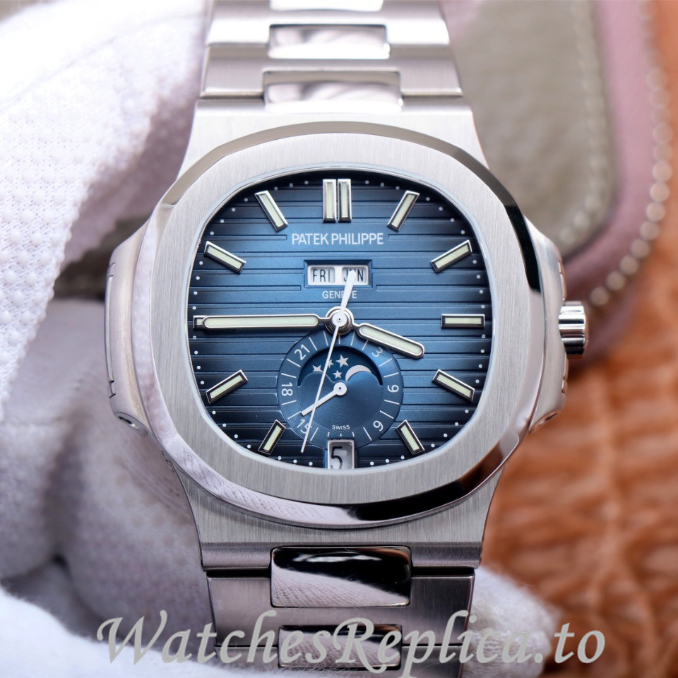 Patek Philippe Replica Nautilus 5726 Stainless steel strap 40.5MM - WatchesReplica.is