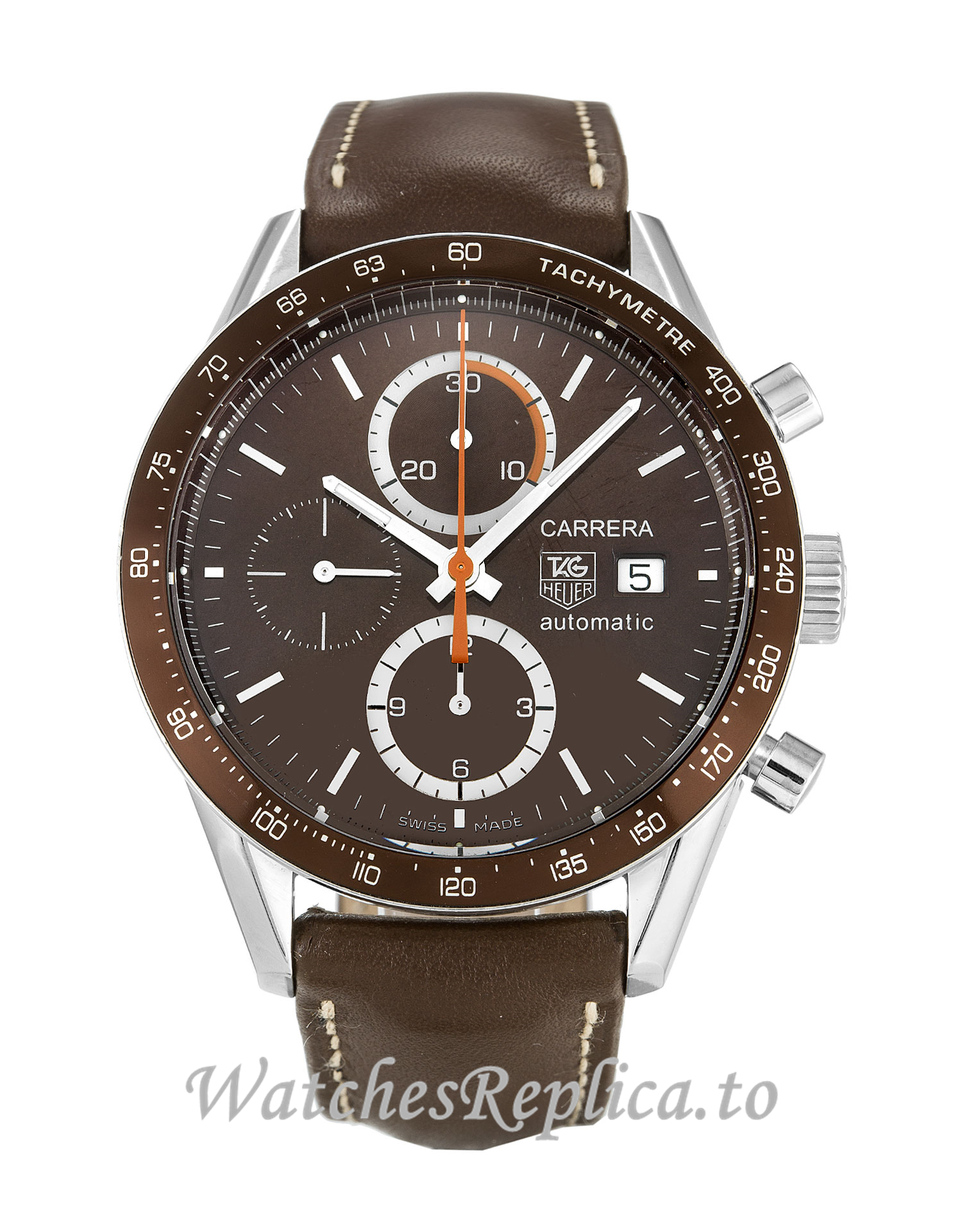 Tag Heuer Carrera Brown Dial CV2013.FC6234 41MM - WatchesReplica.is