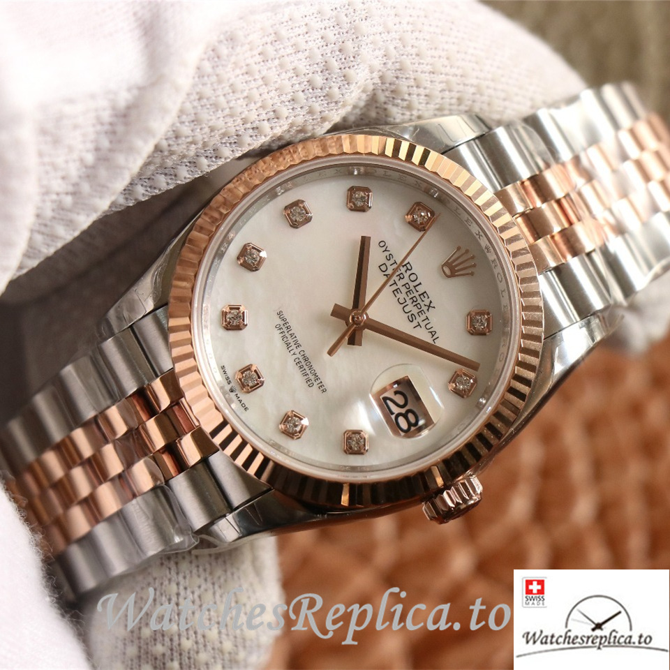 Swiss Rolex Datejust Replica 126233 Stainless steel strap 36MM - WatchesReplica.is