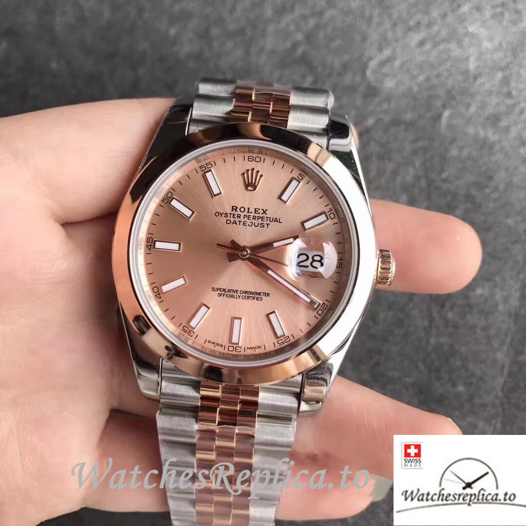 Swiss Rolex Datejust Replica 126301 Stainless steel strap 41MM - WatchesReplica.is