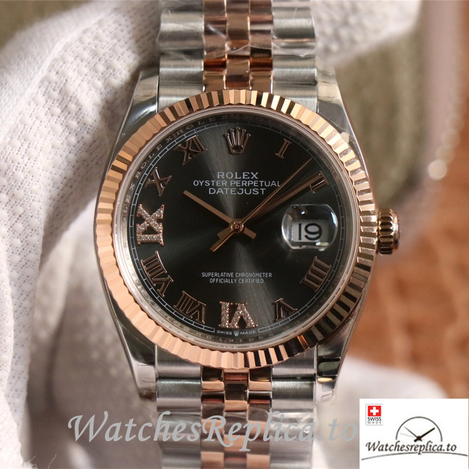 Swiss Rolex Datejust Replica 126233 Stainless steel strap 36MM - WatchesReplica.is