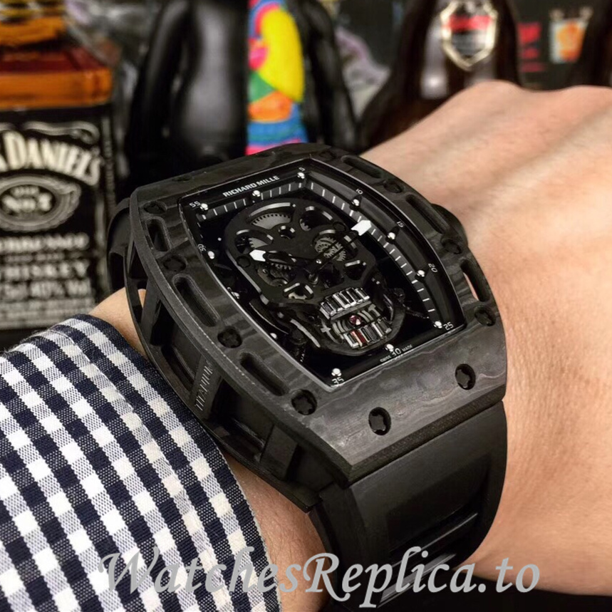 Richard Mille Replica RM052 Rubber strap 50MM - WatchesReplica.is