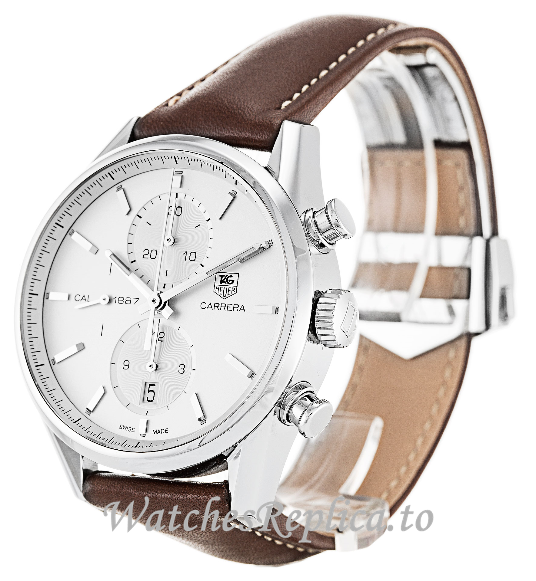 Tag Heuer Carrera Silver Dial CAR2111.FC6291 41 MM - WatchesReplica.is