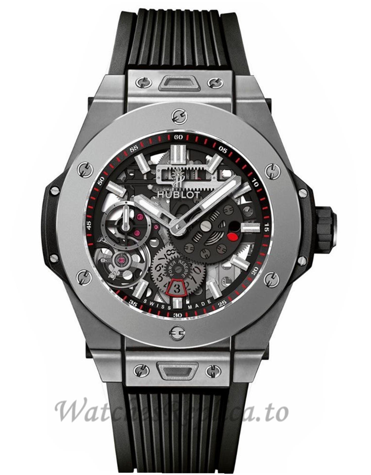 Hublot Replica Big Bang Meca 10 Microblasted Titanium 45MM Watch 414.NI.1123.RX - WatchesReplica.is