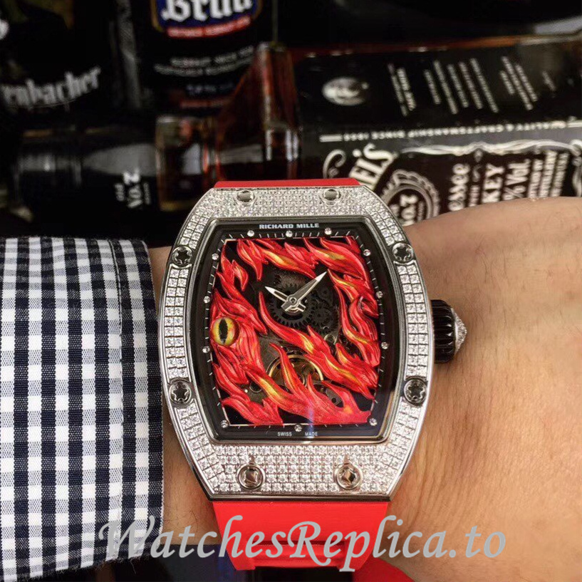 Richard Mille Replica RM23-02 Rubber strap 50MM - WatchesReplica.is