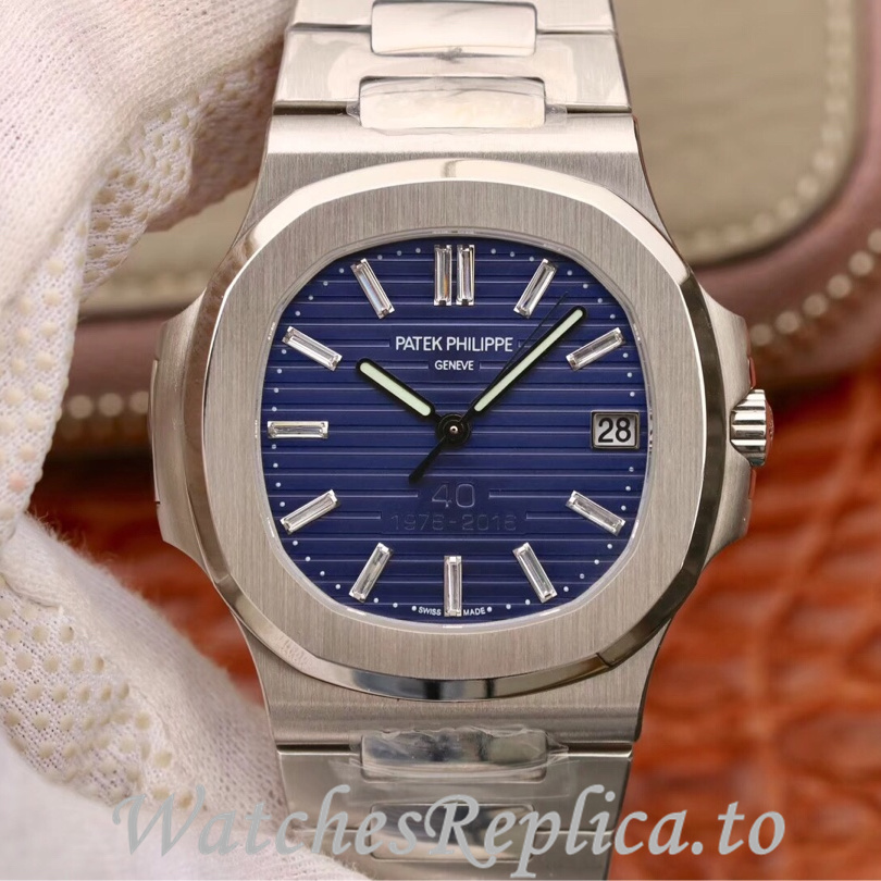 Patek Philippe Replica Nautilus 5711 Stainless steel strap 40MM - WatchesReplica.is