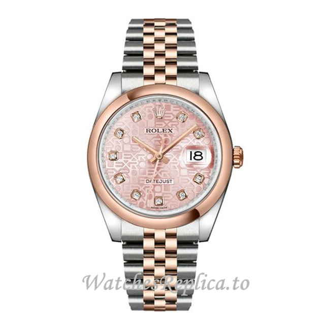 Replica Rolex Datejust 116201-20 36MM Stainless steel strap Mens Watch - WatchesReplica.is